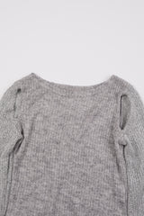 Gemma cut-out knit top
