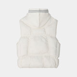 OWNニットウェアフーデッドパデッドベスト (2 colors）