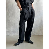 [SET UP가능] Minimal belt slacks(3color)