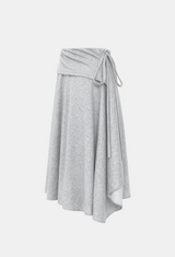 Natural Flare Wrap Skirt