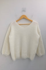 Angora Touch V Neck Knitwear