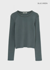 [B-BASIC] Standard Round Long Sleeve T-Shirt 2SIZE