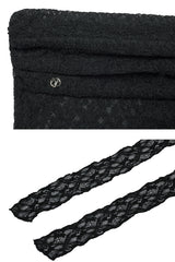 BELLA SCARF TOP black