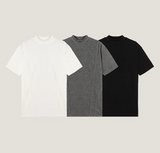 [MUSCLE FIT] スリットモックネックハーフニット(3color)