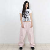 H Chain Twill Pants - Stripe Red