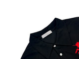 メイブ襟付き長袖Tシャツ