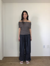Ella Knit Off Shoulder (4color)