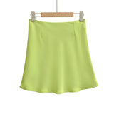 Kira Satin Mini Skirt