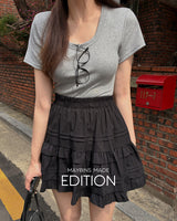 [MADE] Motsu U-neck Short-sleeved T-shirt