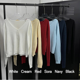 [F/W] ソフトベーシックVネックカーディガン(6color)