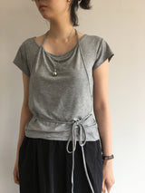 シルバーボールロングネックレス (1color)