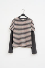 (W) Pepper Layered Longsleeve (2color)