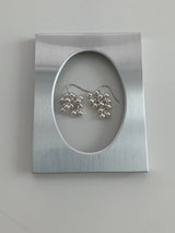 Silver balls earrings