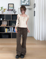 Vine Shibori Back Pocket Bootcut Pants