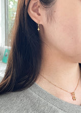シングルスターピアス - ゴールド