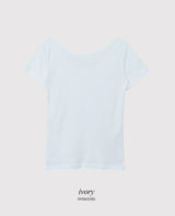Basic Mood Slim U-neck T-shirt (6color)