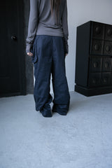 loop pocket wide cargo pants(2colors)