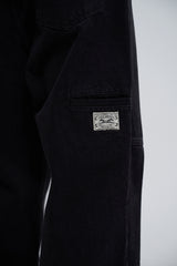Rich Double Knee Patch Straight Denim
