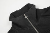[26AW] Raven Cross Zip-Up Jacket
