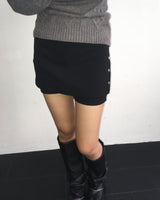 Snap skirt pants