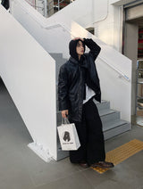 No.0946 DT レザーハーフコート