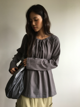 Hema Eyelet Shirred T-shirt (2color)