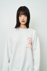  CEC GRAPHIC LOGO SWEATSHIRT(WHITE/NAPPING)