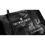TZ LEATHER OVERSIZED TOTE BAG