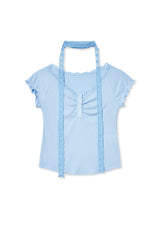 lace sc t (sky blue)