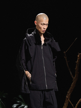 RELABEL 24AW クリサリス - コクーンブレイキング 取り外し可能マルチジップ マルチモーフ デコンストラクト パンチング ジャケット