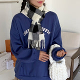 Choco Chip Checkerboard Check Pattern Surgical Scarf muffler Winter Unisex Gift 1 color