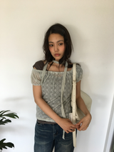 Show Ripple Off-shoulder T-shirt (4color)