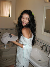 [2 set] Combi mini hair pin (Lime) 