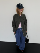 ピグメントワイドスウェットパンツ