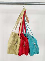 canvas square shoulder bag