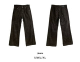 Straight Leg Loose-Fit Wide Pants