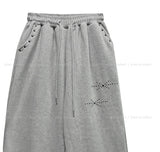 Glint Brushed Fleece Studded Training Pants
