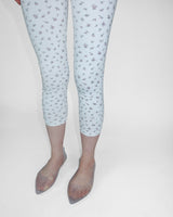 FLOWER BUTTON MIDI LEGGINGS