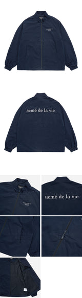 24FW ベーシックロゴナイロンセットアップジャケット ネイビー
