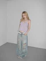 krish cubic  bustier top(2 color)