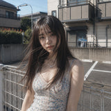 ストリートムードバタフライロングペンダントネックレス