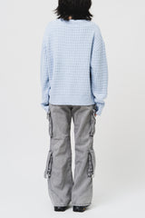 Croffle Cropped Knit (3color)