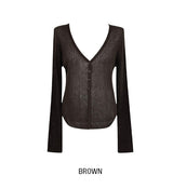 Of Summer Linen V-neck Cardigan