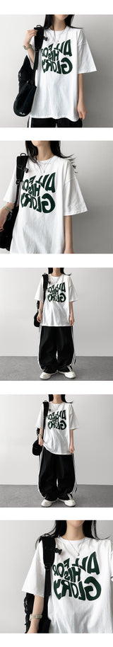 グローリー オーバーサイズ フィット 半袖Tシャツ