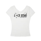 アイラブミーハーフTシャツ