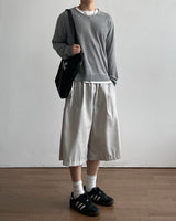 Hiko Stripe Bermuda Pants