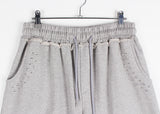 STUD BERMUDA PANTS