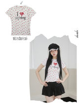 マイラブパピーラブリーショートスリーブTシャツ