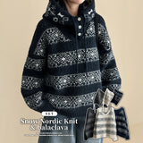 Ant Snowflake Vnit Balaclava Set
