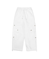 BIG CROSS EYELET SWEATPANTS (WHITE) F26QD980